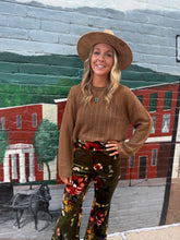 Load image into Gallery viewer, Zenana- Camel Cropped Knitted Sweater