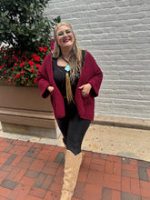 Load image into Gallery viewer, Zenana- Cabernet Knit 3/4 Sleeve Cardi