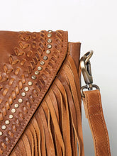 Load image into Gallery viewer, American Darling- Messenger Fringe Bag (2 Colors)