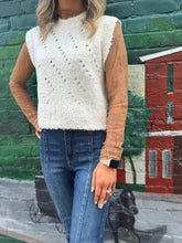 Load image into Gallery viewer, Zenana- Oatmeal Wool Sweater Vest