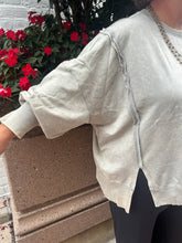 Load image into Gallery viewer, Zenana- Oversized Side Slit Sweater (2 Colors)