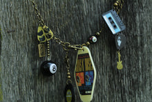 Load image into Gallery viewer, TPP- I Love Rock N Roll Guns N Roses Charm Necklace
