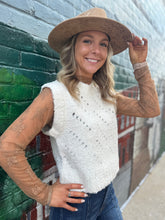 Load image into Gallery viewer, Zenana- Oatmeal Wool Sweater Vest