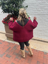Load image into Gallery viewer, Zenana- Cabernet Knit 3/4 Sleeve Cardi