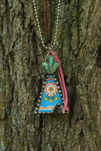 Load image into Gallery viewer, Harley + Maude’s- Tee Pee Blue Necklace