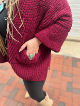 Load image into Gallery viewer, Zenana- Cabernet Knit 3/4 Sleeve Cardi