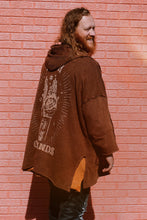 Load image into Gallery viewer, Kantha Bae- Hoodie Brown Open Hands