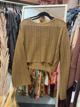 Load image into Gallery viewer, Zenana- Camel Cropped Knitted Sweater