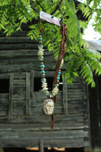Load image into Gallery viewer, ARB- Moon/Sun Bone Carved Necklace