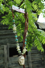 Load image into Gallery viewer, ARB- Moon/Sun Bone Carved Necklace