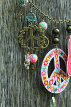 Load image into Gallery viewer, TPP- Peace Charmed Necklace