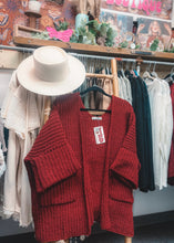 Load image into Gallery viewer, Zenana- Cabernet Knit 3/4 Sleeve Cardi