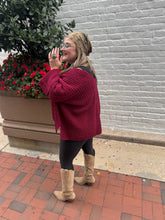 Load image into Gallery viewer, Zenana- Cabernet Knit 3/4 Sleeve Cardi
