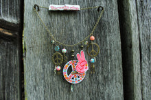 Load image into Gallery viewer, TPP- Peace Charmed Necklace