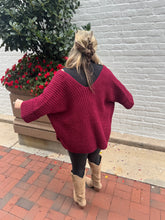 Load image into Gallery viewer, Zenana- Cabernet Knit 3/4 Sleeve Cardi
