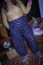 Load image into Gallery viewer, Zeppelin Collection- Pleated Denim Checkered Barrel Pants