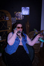 Load image into Gallery viewer, Zeppelin Collection- High Waisted Black Diamond Wide Leg Pants