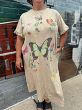 Load image into Gallery viewer, Butterfly Tee Shirt Dress
