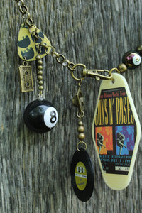TPP- I Love Rock N Roll Guns N Roses Charm Necklace