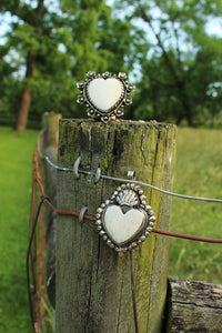 Pendants- Bone Carved heart