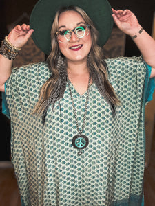 Kantha Bae-  Float On Muu Light Blue Dainty/ Big Floral Blue inside