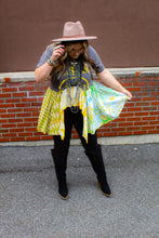 Load image into Gallery viewer, Morgan Factory- Nirvana Ruffle Tee YELLOW GREEN
