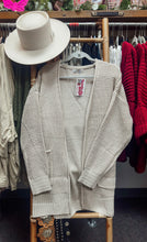 Load image into Gallery viewer, Zenana- Curvy Beige Knit Pocket Cardi
