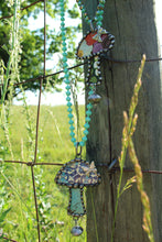 Load image into Gallery viewer, ABA- Upcycled Tin Mushroom Necklaces
