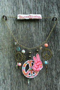 TPP- Peace Charmed Necklace