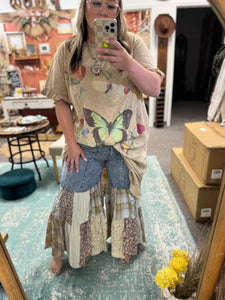 Wide Leg Tiered Pants