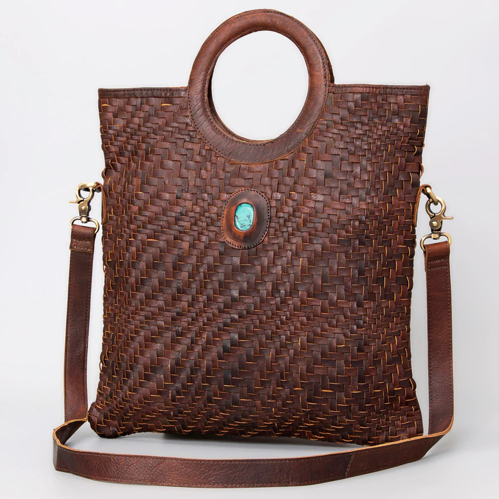 American Darling- Woven Handle Tote