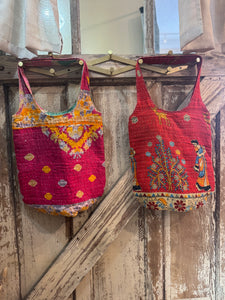 Crystals Kantha Bags 2 Colors