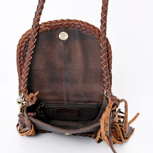 Load image into Gallery viewer, American Darling- Dark Leather Crossbody
