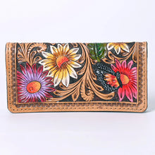 Load image into Gallery viewer, American Darling- Butterfly Floral Hand Tooled Clutch
