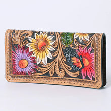 Load image into Gallery viewer, American Darling- Butterfly Floral Hand Tooled Clutch
