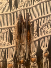 Load image into Gallery viewer, EARRINGS- FEATHERS Brown Chains
