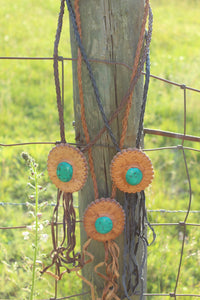 Necklace- Genuine Leather Bolos (3 colors)