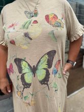 Load image into Gallery viewer, Butterfly Tee Shirt Dress
