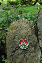 Load image into Gallery viewer, Necklace- Soldered Vintage Tin Peace Sign
