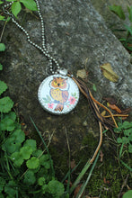 Load image into Gallery viewer, Necklace- Vintage Owl Soldered Tin

