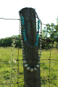 Necklace- Chunky + Long HUGE  Navajo Pearls