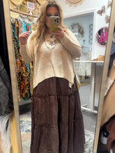 Load image into Gallery viewer, Zenana- Beige Dolman Sleeve Sweater
