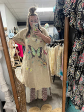 Load image into Gallery viewer, Butterfly Tee Shirt Dress
