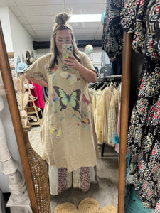 Butterfly Tee Shirt Dress