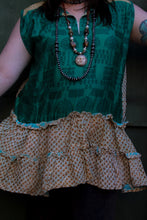 Load image into Gallery viewer, Get Ready Ruffle Tunic Green
