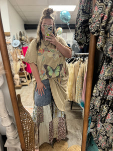Wide Leg Tiered Pants