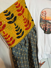 Load image into Gallery viewer, Morgan Factory- Wandered Kantha Upcycled Tee
