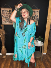 Load image into Gallery viewer, Kantha Bae-  Float On Muu Light Blue Dainty/ Big Floral Blue inside
