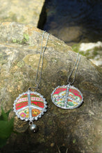 Load image into Gallery viewer, Necklace- Soldered Vintage Tin Peace Sign
