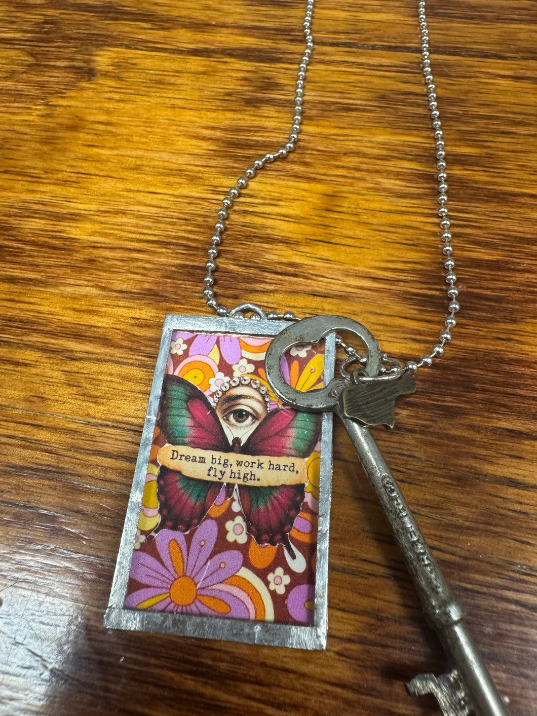 Necklace- Dream Big Work Hard Fly High